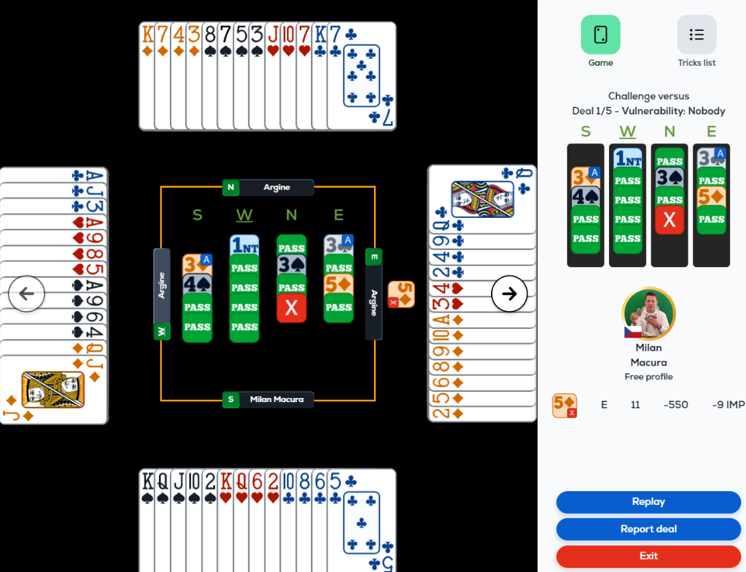 Play bridge online for free with Funbridge