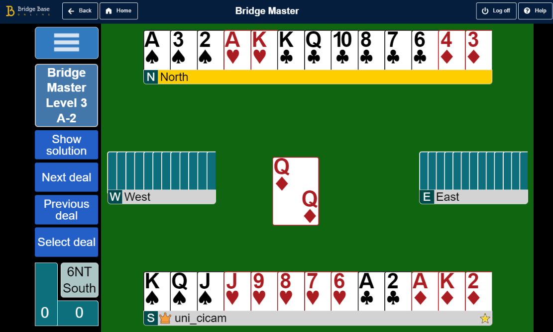 Play bridge online with Funbridge